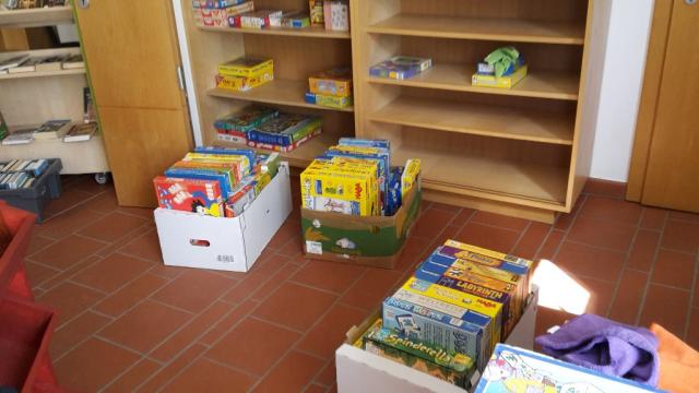 Die Bibliothek zieht ins Gemeindehaus um